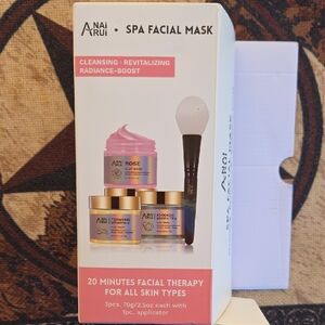 Spa Facial Mask Set - Pink and Gold